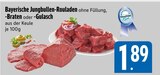 Bayerische Jungbullen-Rouladen bei E xpress im Kaufbeuren Prospekt für 1,89 €