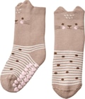 Strümpfe im dm-drogerie markt Prospekt ABS Socken mit Katzen-Motiv, braun, Gr. 18/19 von ALANA im aktuellen dm-drogerie markt Prospekt für 3,90 €