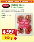Norma Woippy - Promo Plateau apéro 4 saucissons Promo Plateau apéro 4 saucissons à 4,99 € dans le catalogue Norma à Woippy