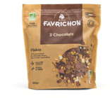 Flakes 3 chocolats - FAVRICHON - Naturalia Flakes 3 chocolats - FAVRICHON à 5,39 € dans le catalogue Naturalia