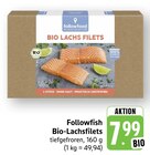 Bio-Lachsfilets Angebote von Followfish bei E center Homburg für 7,99 €