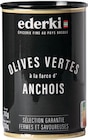 Olives vertes à la farce d'anchois - EDERKI - Intermarché Super Olives vertes à la farce d'anchois - EDERKI à 1,71 € dans le catalogue Intermarché Super
