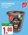 Latte Espresso im Angebot bei Marktkauf in Wuppertal Latte Espresso Angebote von Gut & Günstig bei Marktkauf Wuppertal für 1,00 €