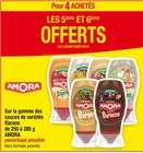Promo Pour 4 ACHETÉS LES 5ème ET 6ème OFFERTS sur la gamme des sauces de variétés flacons de 250 à 285 g AMORA à  dans le catalogue Cora à Peltre