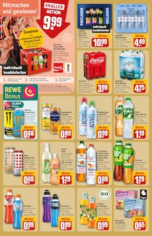 Coca Cola im aktuellen REWE Prospekt (Greifswald) Coca Cola im REWE Prospekt "Dein Markt" mit 34 Seiten (Greifswald)
