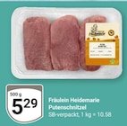 Fräulein Heidemarie Putenschnitzel im aktuellen GLOBUS Prospekt