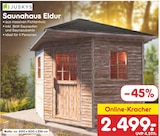 Saunahaus Eldur bei Netto Marken-Discount im Flörsheim Prospekt für 2.499,00 €