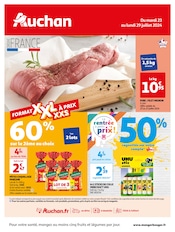 Promos Viande De Porc dans le catalogue "Auchan" de Auchan Hypermarché à la page 1
