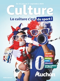 Prospectus Auchan Hypermarché à Châtillon-Coligny, "Culture", 108 pages, 22/06/2024 - 01/09/2024