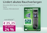 Lindert akutes Rauchverlangen bei mea - meine apotheke im Prospekt "" für 25,25 €