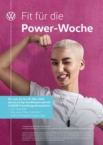 Volkswagen Prospekt "Fit für die Power-Woche", 4 Seiten, für Retzow, 24.02.2020 - 28.03.2020 Volkswagen Prospekt "Fit für die Power-Woche", 4 Seiten, für Retzow, 24.02.2020 - 28.03.2020