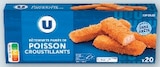 Bâtonnets panés de poisson croustillants surgelés - U - Super U à Antibes Bâtonnets panés de poisson croustillants surgelés - U en promo chez Super U Antibes à 3,13 €