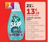 Lessive liquide(B) à Hyper U dans Montmain Lessive liquide(B) à Hyper U dans Montmain