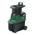 Broyeur de végétaux électrique BOSCH AXT 25 TC - 2500 W - Bosch en promo chez Castorama Broyeur de végétaux électrique BOSCH AXT 25 TC - 2500 W - Bosch dans le catalogue Castorama