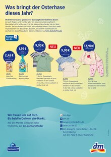 Babykleidung im dm-drogerie markt Prospekt "Frühling - und Du mittendrin" mit 7 Seiten (Wiesbaden)