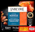 SAUMON FUMÉ DE NORVÈGE LABEYRIE - LABEYRIE en promo chez Auchan Hypermarché Boulogne-Billancourt à 9,79 €