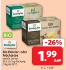 Bio Kräutertee im Angebot bei Markant Nordwest in Bremerhaven Bio Kräutertee Angebote von Bünting Tee bei Markant Nordwest Bremerhaven für 1,99 €