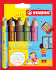 Woody 3in1 Duo Farbstifte mit Spitzer von Stabilo für 9,99 € bei budni im Angebot Woody 3in1 Duo Farbstifte mit Spitzer von Stabilo im aktuellen budni Prospekt