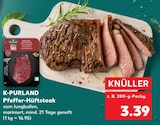 Aktuelles Pfeffer-Hüftsteak Angebot bei Kaufland in Rostock ab 3,39 €