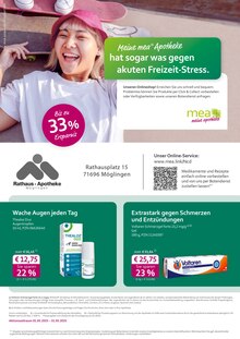Aktueller mea - meine apotheke Prospekt "Unsere Mai-Angebote" für Möglingen Aktueller mea - meine apotheke Prospekt für Möglingen mit Seiten