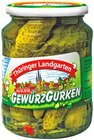 Gewürzgurken im Angebot bei REWE in Wismar Gewürzgurken Angebote von Thüringer Landgarten bei REWE Wismar für 1,39 €