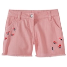 Ernstings family Kirchen - Baby Shorts mit Blumen-Stickerei Angebot im Prospekt Baby Shorts mit Blumen-Stickerei bei Ernstings family im Kirchen Prospekt für 12,99 €