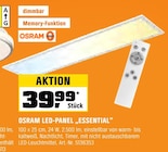 OBI Strausberg - LED-Panel „ESSENTIAL“ Angebot im Prospekt LED-Panel „ESSENTIAL“ bei OBI im Strausberg Prospekt für 39,99 €
