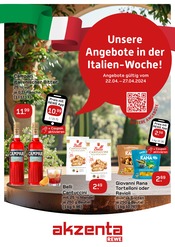 Aktueller Akzenta Supermarkt Prospekt in Ratingen und Umgebung, "Unsere Angebote der Woche!" mit 8 Seiten, 22.04.2024 - 27.04.2024