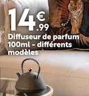 Diffuseur de parfum 100ml - différents modèles en promo chez Maxi Bazar Roubaix à 14,99 €