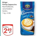 Family Cappuccino im Angebot bei GLOBUS in Jena Family Cappuccino Angebote von Krüger bei GLOBUS Jena für 2,49 €