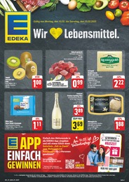 EDEKA Prospekt: "Wir lieben Lebensmittel!", 8 Seiten, 10.02.2025 - 15.02.2025