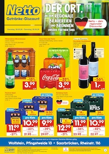 Netto Marken-Discount Prospekt DER ORT, AN DEM DU IMMER AUSGEZEICHNETE PREISE FINDEST. mit 2 Seiten