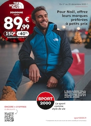 Prix et réduction Doudoune Homme dans le prospectus Sport 2000 en cours Offre Doudoune Homme dans le catalogue Sport 2000 du moment à la page 1