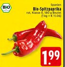 Aktuelle Paprika Angebote bei EDEKA in Wuppertal Aktuelles Bio-Spitzpaprika Angebot bei EDEKA in Wuppertal ab 1,99 €