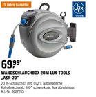Aktuelles WANDSCHLAUCHBOX 20M LUX-TOOLS „ASR-20“ Angebot bei OBI in Ludwigshafen (Rhein) ab 69,99 €