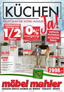 Küche im Möbel Mahler Siebenlehn Prospekt "KÜCHEN KAUFT MAN BEI MÖBEL MAHLER" mit 16 Seiten (Chemnitz)