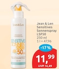 Sensitives Sonnenspray LSF50 von Jean & Len für 11,99 € bei budni im Angebot Sensitives Sonnenspray LSF50 von Jean & Len im aktuellen budni Prospekt