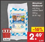 Münchner Weißwurst im Angebot bei Netto Marken-Discount in Wermelskirchen Münchner Weißwurst Angebote bei Netto Marken-Discount Wermelskirchen für 2,49 €