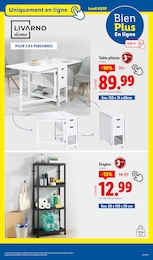 Offre Table de jardin pliante dans le catalogue Lidl du moment à la page 43