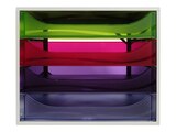 Exacompta Ecobox - Module de classement 4 tiroirs - gris/ arlequin transparent - Exacompta à 29,99 € dans le catalogue Bureau Vallée