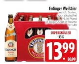 Weißbier im EDEKA Prospekt Weißbier von Erdinger im aktuellen EDEKA Prospekt für 13,99 €