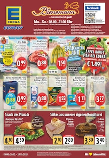 EDEKA Prospekt der Woche "Aktuelle Angebote" Seite 1, 20.10.2025 bis 25.10.2025 für Dinslaken Aktueller EDEKA Prospekt "Aktuelle Angebote" Seite 1 von 28 Seiten für Dinslaken