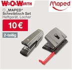 Schreibtisch Set Heftgerät, Locher von Maped im aktuellen Woolworth Prospekt