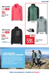 Offre Veste polaire homme dans le catalogue Intersport du moment à la page 21