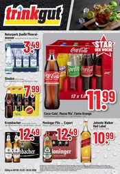 Trinkgut Discounter Prospekt der aktuellen Woche mit 8 Seiten, gültig von 23.02.2026 bis 28.02.2026, in Königsbach-Stein und Umgebung Aktueller Trinkgut Discounter Prospekt in Königsbach-Stein und Umgebung, "Aktuelle Angebote" mit 8 Seiten, 23.02.2026 - 28.02.2026