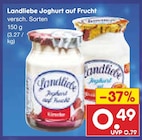 Joghurt auf Frucht von Landliebe im aktuellen Netto Marken-Discount Prospekt für 0,49 €