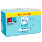 Lingettes pour bébé "Duo pack" - CARREFOUR BABY - Carrefour Market Lingettes pour bébé "Duo pack" - CARREFOUR BABY à 3,49 € dans le catalogue Carrefour Market