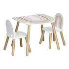 Zeller Kindertisch mit 2 Stühlen Rainbow von  im aktuellen POCO Prospekt für 44,99 €