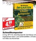 Schnellkomposter im Angebot bei bauSpezi in Erlangen Schnellkomposter Angebote von Beckmann bei bauSpezi Erlangen für 4,99 €