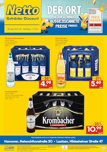 Netto Marken-Discount Prospekt DER ORT, AN DEM DU IMMER AUSGEZEICHNETE PREISE FINDEST. mit 2 Seiten